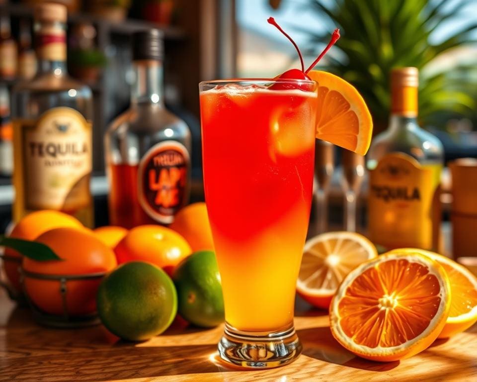 smaken van Tequila Sunrise