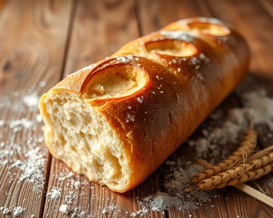 stokbrood met krokante korst en zachte kern