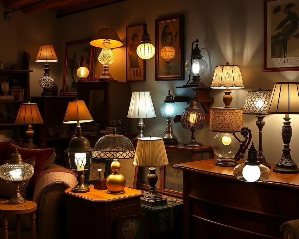 waarde vintage lampen