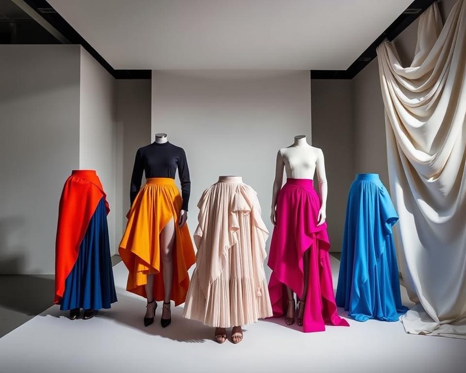 Balenciaga rokken: Innovatieve mode voor de vooruitstrevende vrouw
