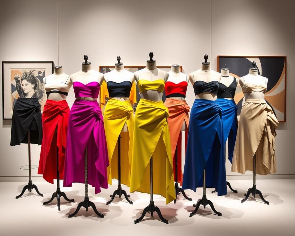 Balenciaga rokken als statement pieces