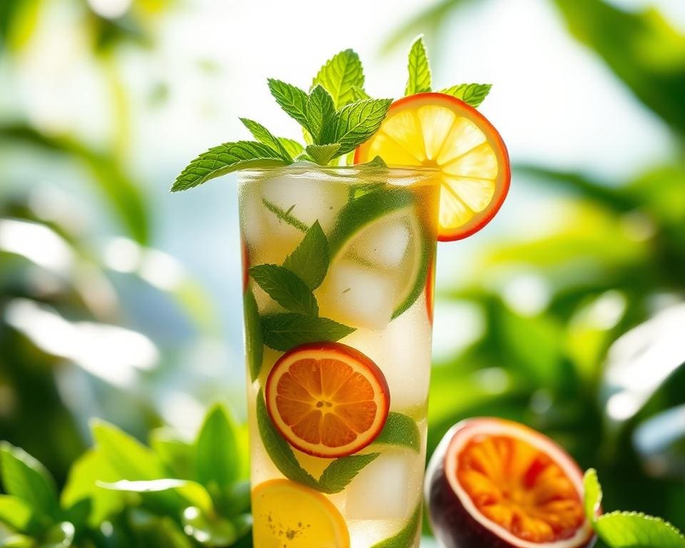 Classic Mojito met een vleugje passievrucht