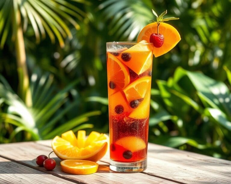 Classic Sangria met een zomerse twist van mango