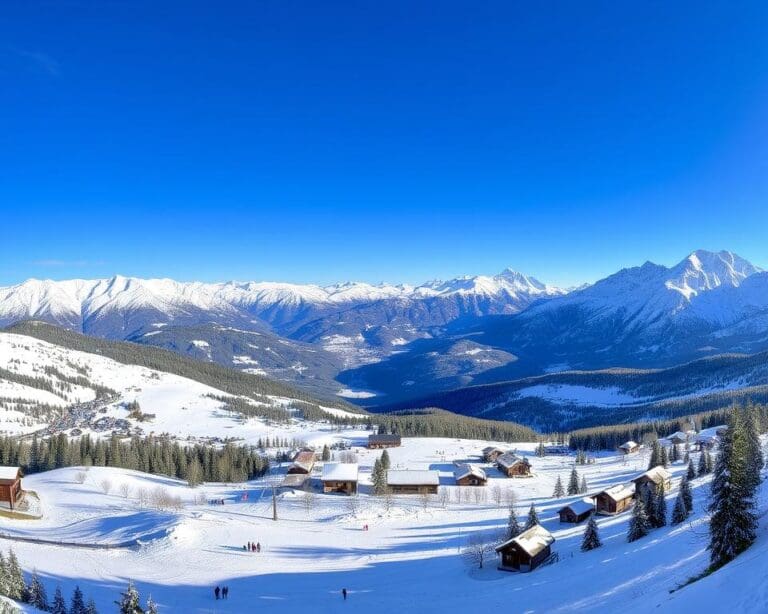 Crans-Montana: Zwitsers skiën met panoramisch uitzicht
