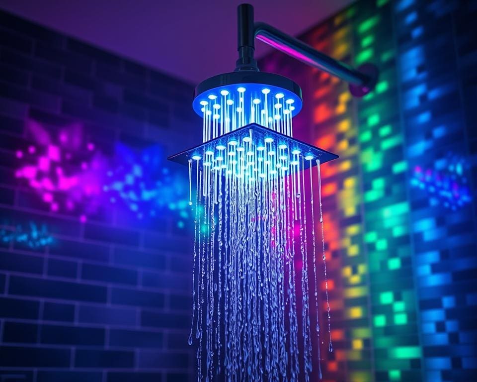 Douchekop met LED: maak van douchen een lichtshow