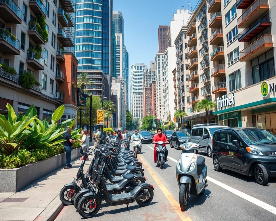 Elektrische scooter voordelen voor stedelijke mobiliteit