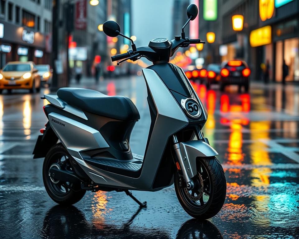 Elektrische scooters met regenbestendige ontwerpen