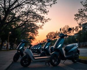 Elektrische scooters met stille motoren