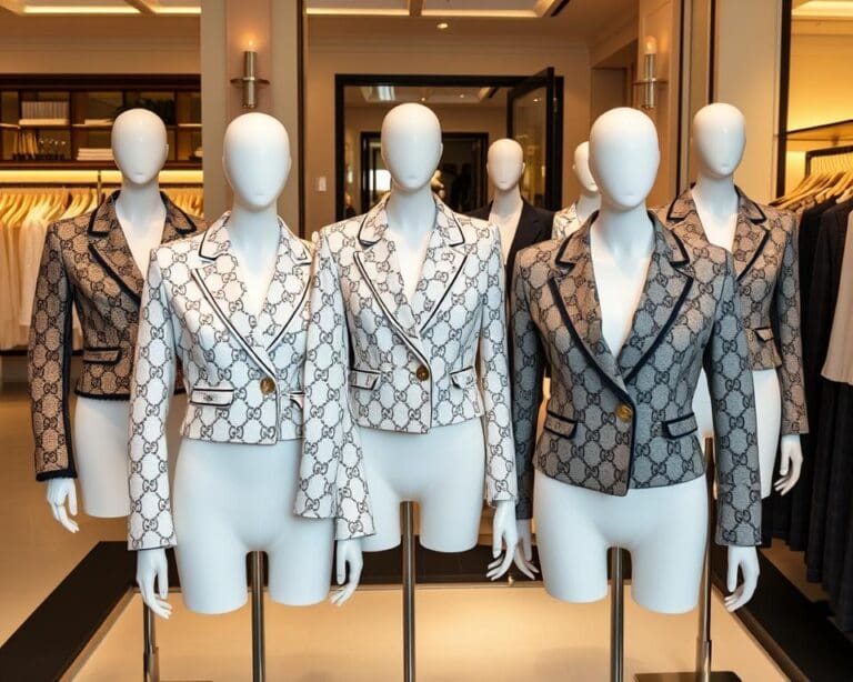 Gucci cropped blazers: Voor een stijlvolle, Italiaanse flair