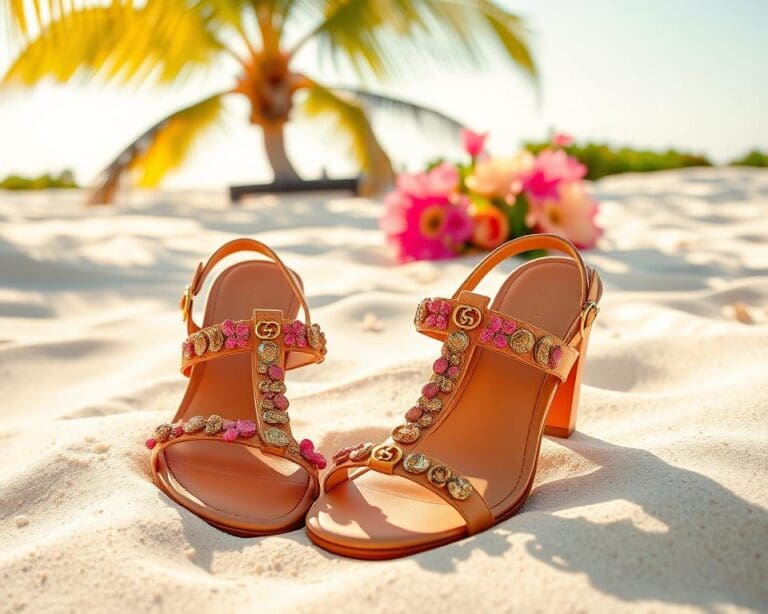 Gucci sandalen: Voor een luxe en ontspannen zomerse stijl