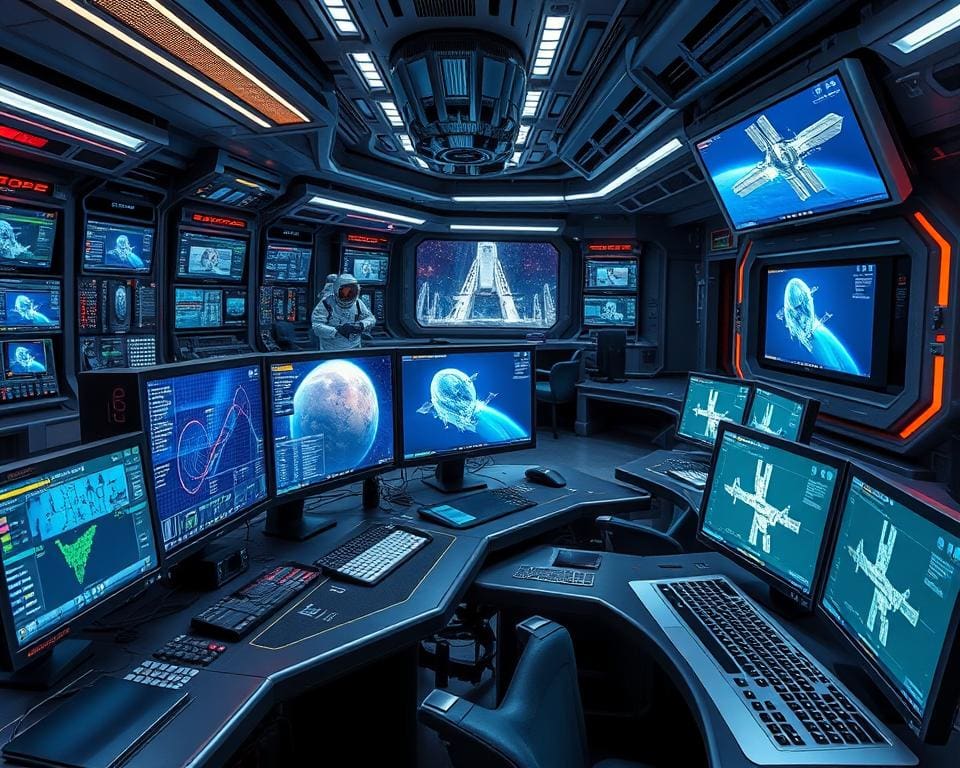 Hoe worden computers gebruikt in ruimtevaarttechnologie?