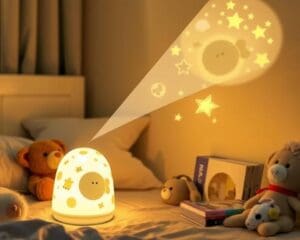 Kinderlampen met een aanpasbare projectiehoek