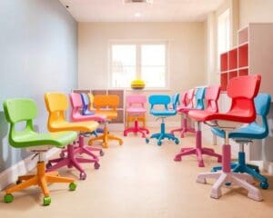 Kinderstoelen met een verstelbare zithoogte
