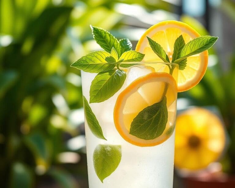 Lemon Basil Mojito: Fris en kruidig