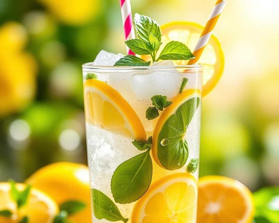 Lemon Basil Mojito recept