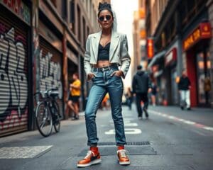 Off-White cropped blazers: Voor een gedurfde streetlook