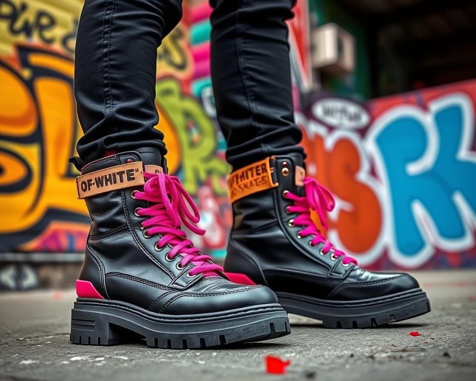 Off-White laarzen: Voor een streetwear look die opvalt