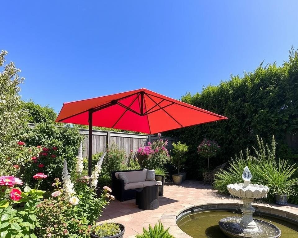 Parasol: perfecte schaduwplek in je tuin