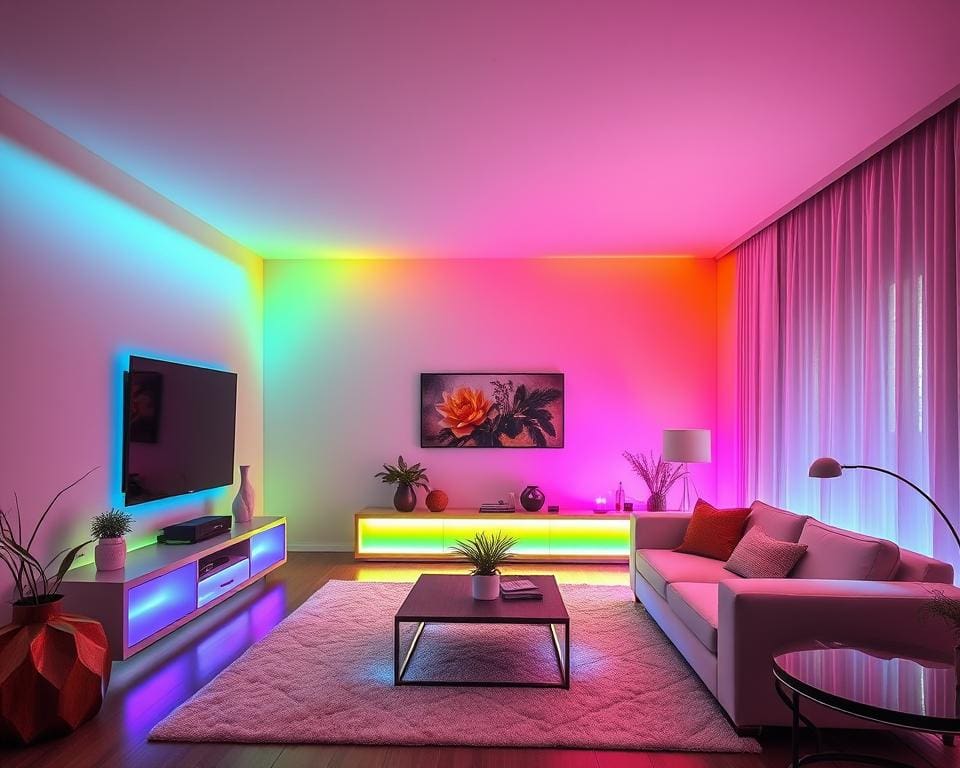 RGB slimme verlichting en kleuren