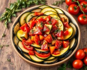 Ratatouille met Provençaalse kruiden en tomaat