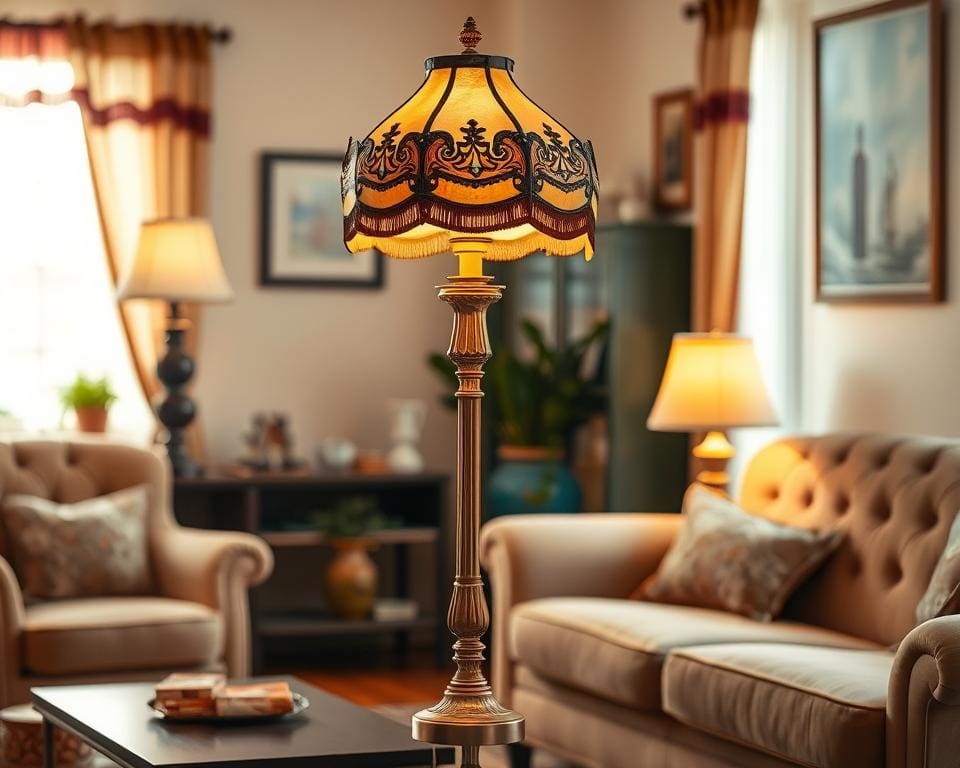 Retro staande lamp: nostalgische sfeer in je huis