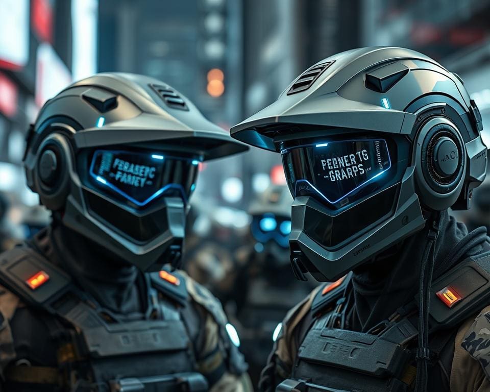 Slimme militaire helmen: integratie van AR en data