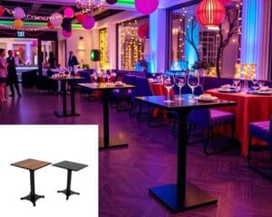 Statafel voor feesten: ruimtebesparend en handig