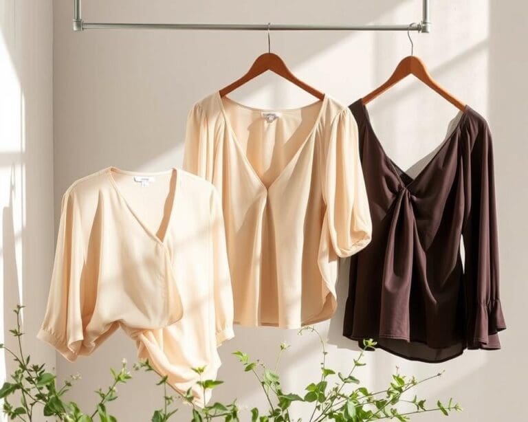 Stella McCartney satijnen tops: Duurzaam en tijdloos
