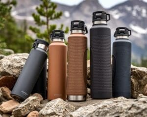 Thermosflessen met een robuuste outdoorafwerking