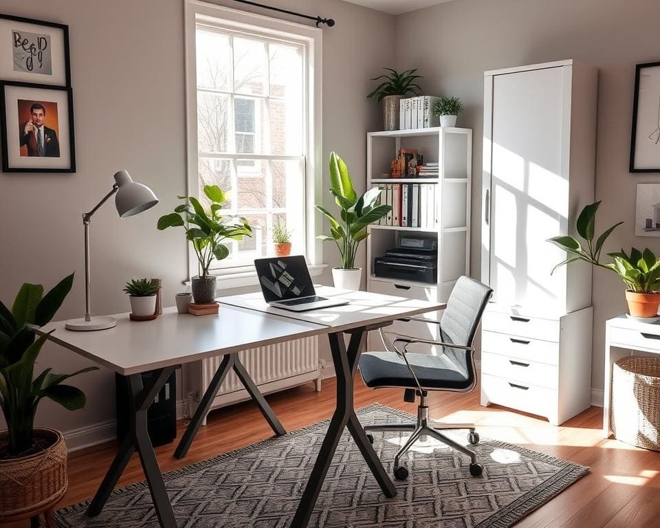 Thuiswerken met gemak laptoptafel