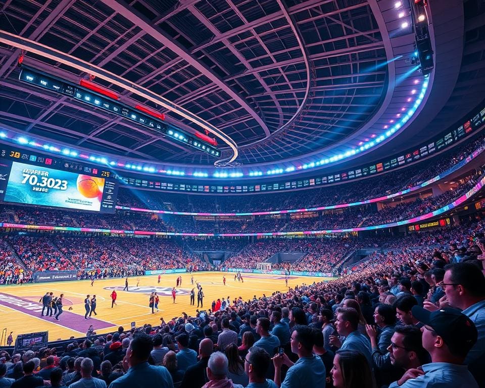 Toepassingen van slimme stadiontechnologie