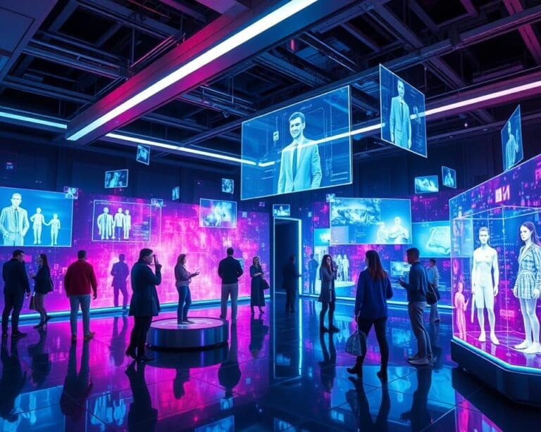 Wat is de impact van holografische displays op communicatie?