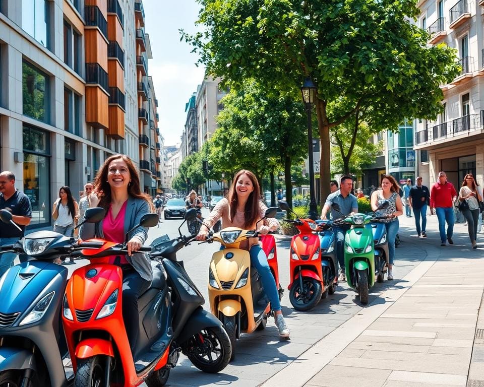 Wat zijn de voordelen van elektrische scooters in steden?