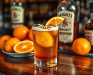 Whiskey Sour met een sinaasappeltwist