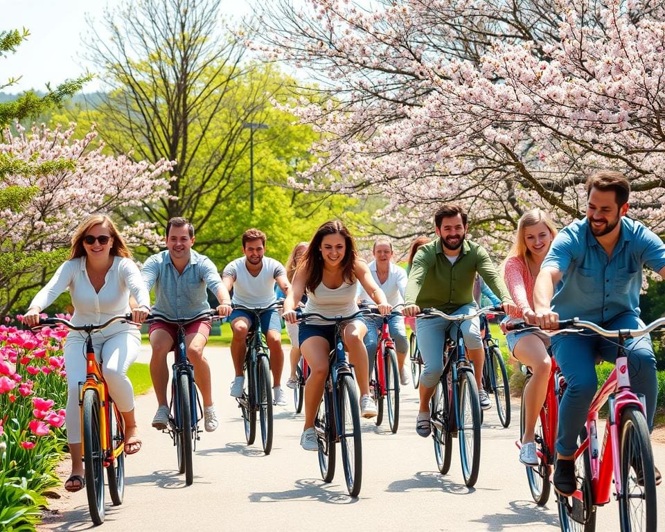 de sociale voordelen van fietsen