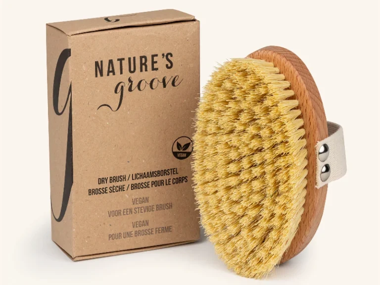 De voordelen van droogborstelen met Nature's Groove borstel