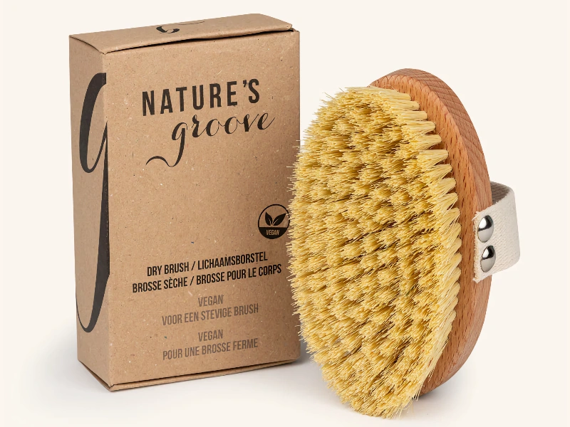 De voordelen van droogborstelen met Nature's Groove borstel