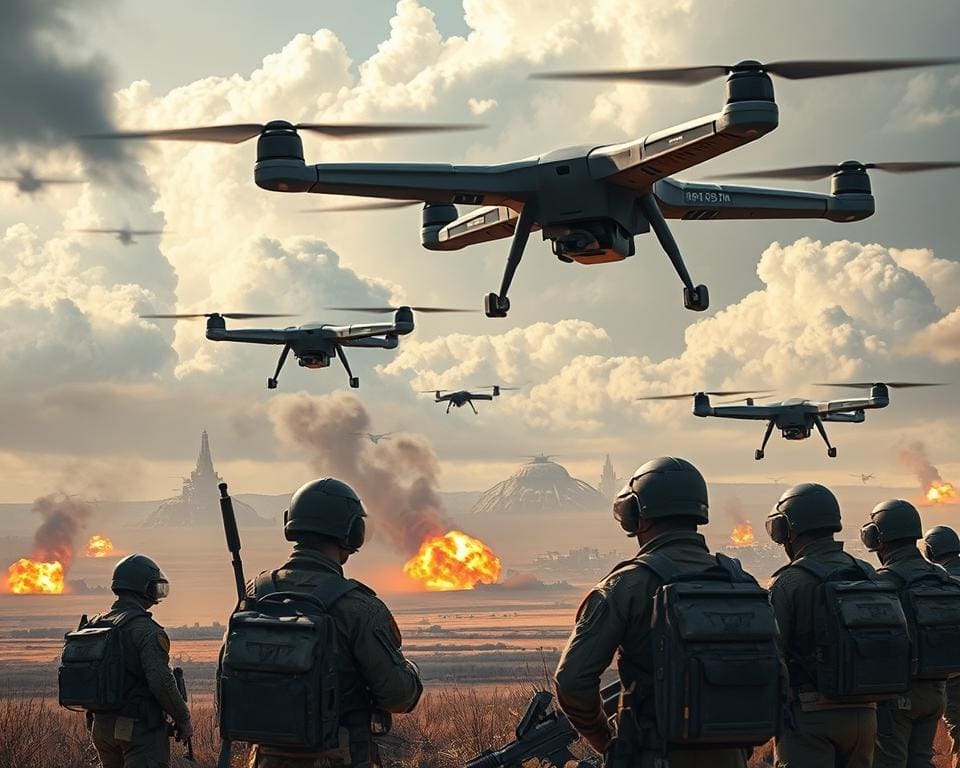 impact drones militaire operaties