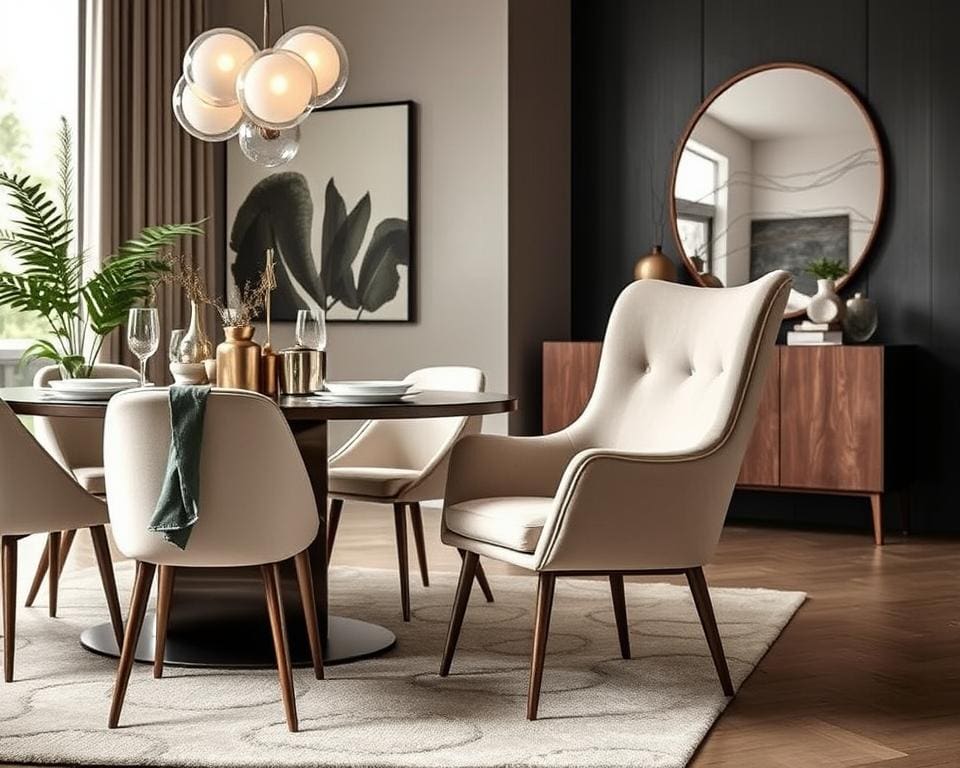 impact van stijl in interieur met een designer eetkamerstoel