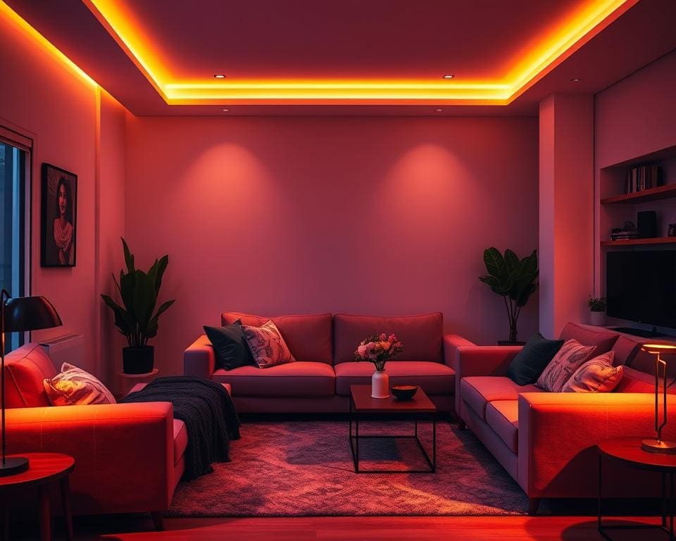 sfeer beïnvloeden met LED-stripverlichting