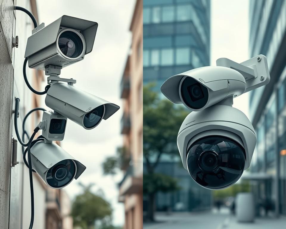 vergelijking traditionele CCTV-camera’s en slimme camera’s met gezichtsherkenningstechnologie