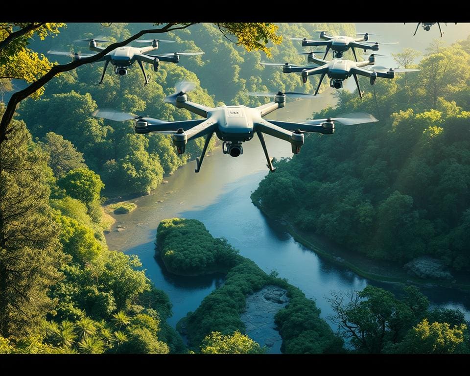 Drones voor natuurbehoud