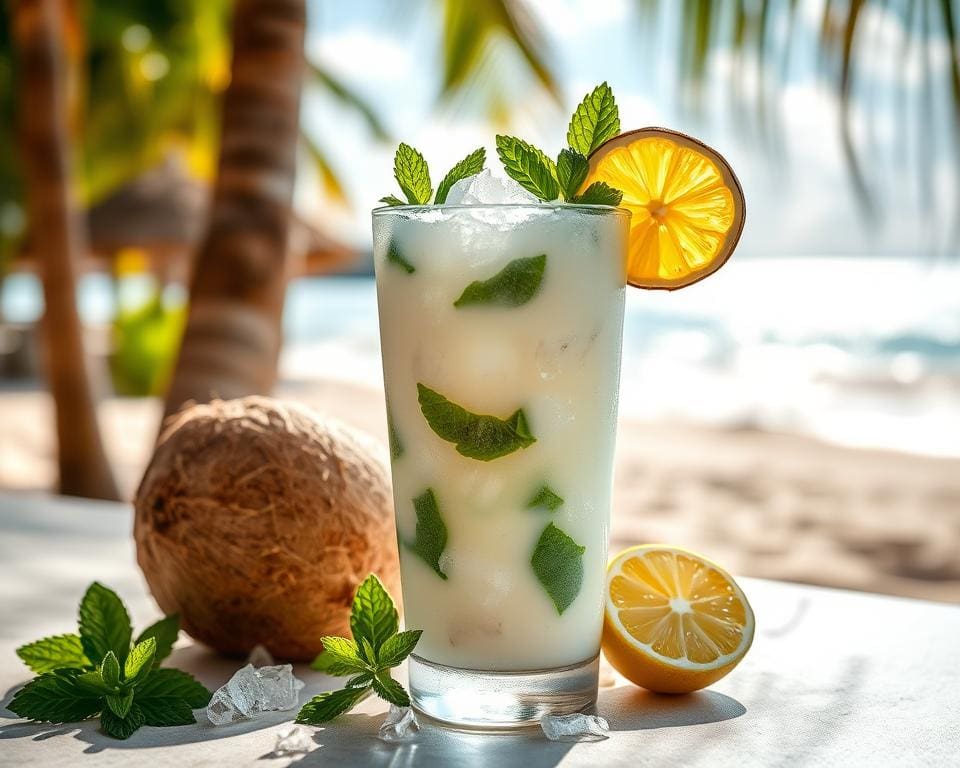 Romige Frozen Coconut Mojito