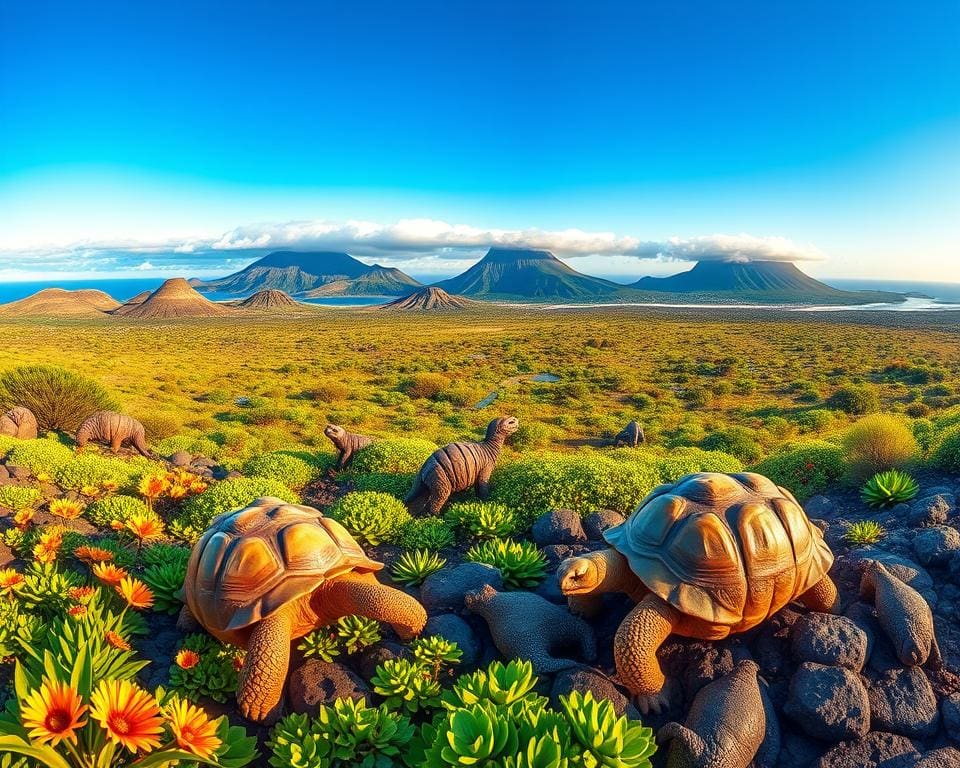 Galapagos Eilanden unieke flora en fauna