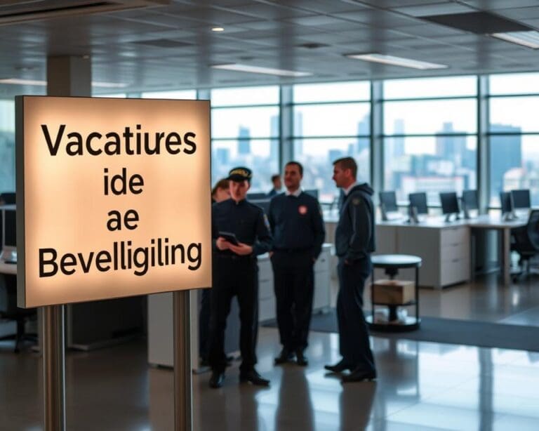 Waar vind je de meeste vacatures in de beveiliging?