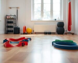 Fitnessbanden voor trainingen thuis