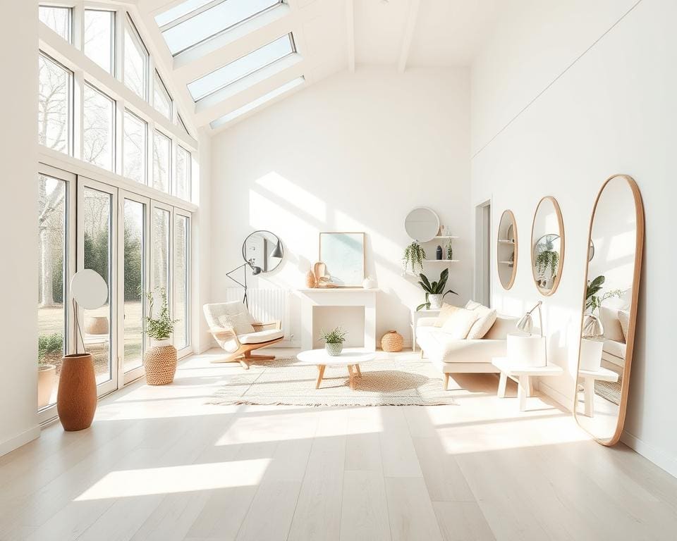 Hoe maak je een klein huis groter met licht?