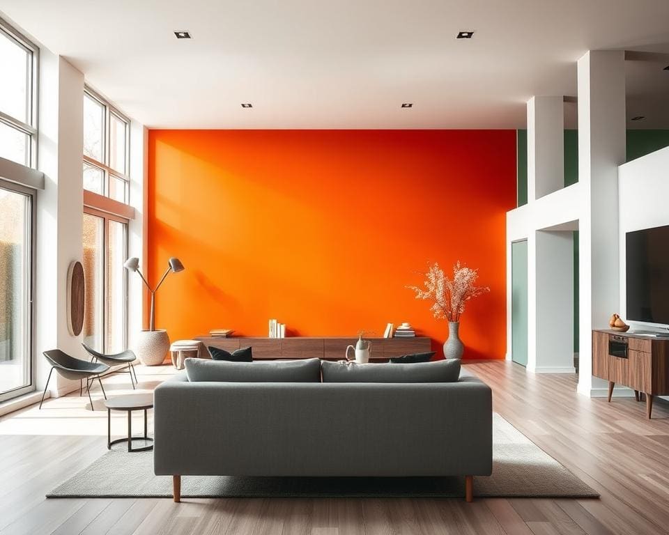 Kleurgebruik in interieur met accentmuren