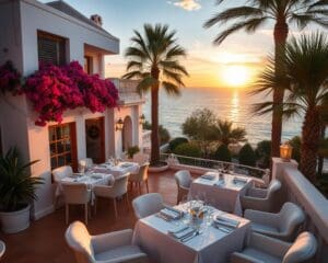 Welke restaurants in Marbella bieden prachtig uitzicht?