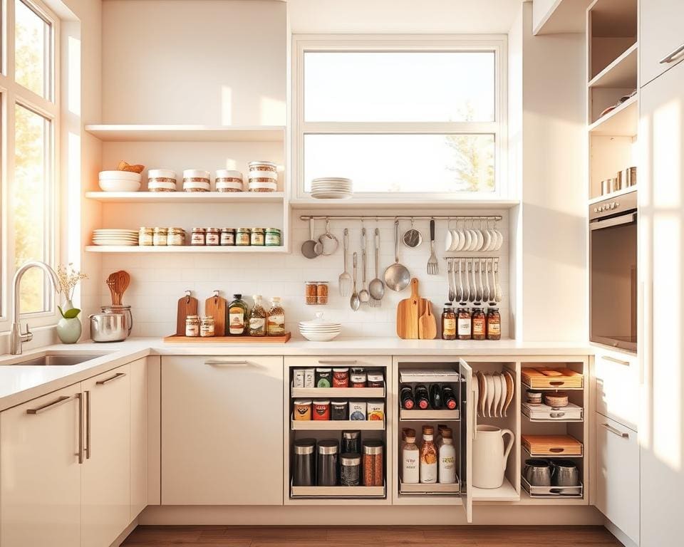 slimme opbergtips keuken